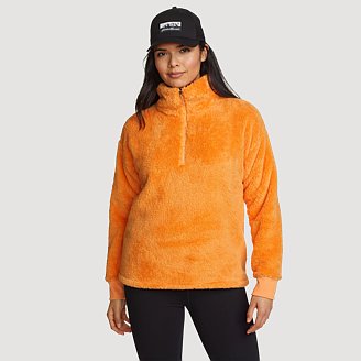 Womens Quest Plush 1/4-Zip Fleece