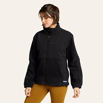 Eddie Bauer Women's Storm Repel Fleece Plaid Lined Lightweight Stretch –  Letay Store