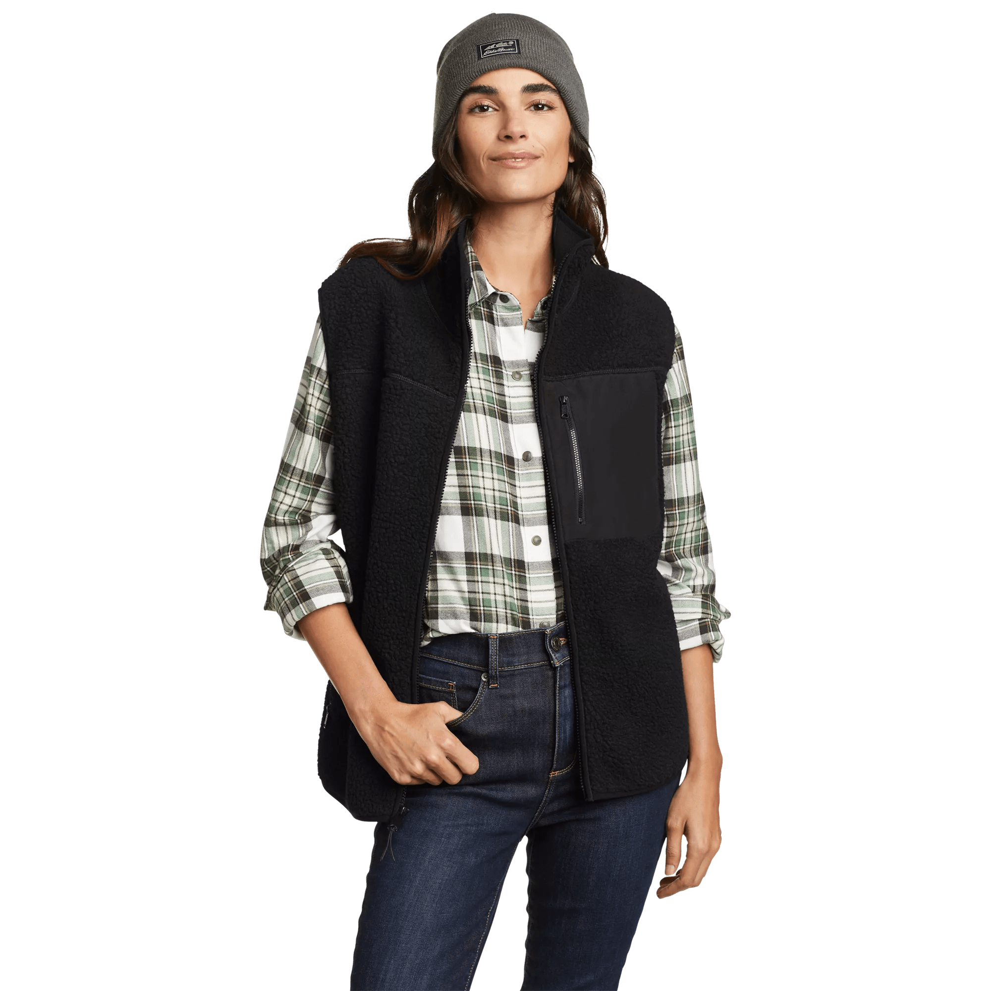 Chilali Faux Shearling Fleece Vest