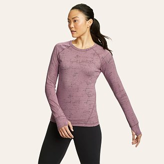 Women's Downslope Long-Sleeve Crew Neck