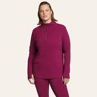 Image of Women's Thermal Tech 1/4-Zip Funnel Neck Thermal