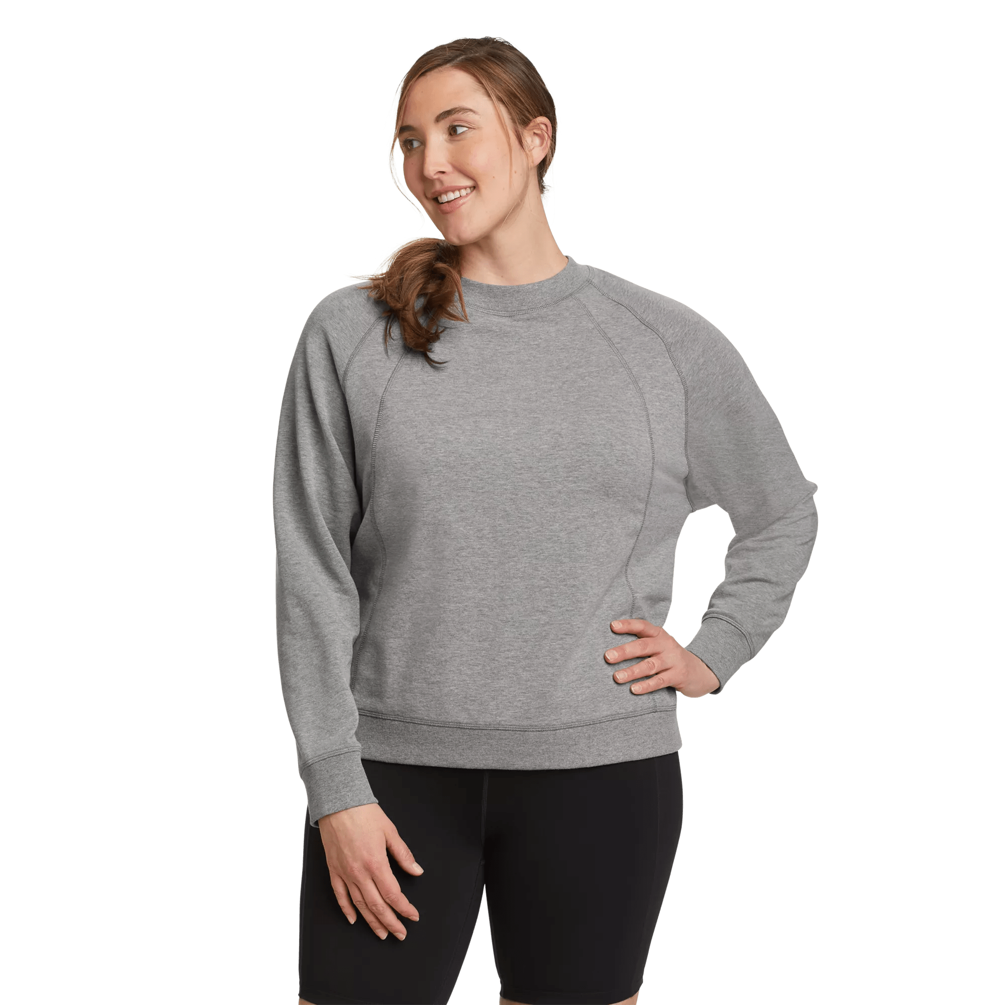 Motion Long-Sleeve Crew Neck Pullover