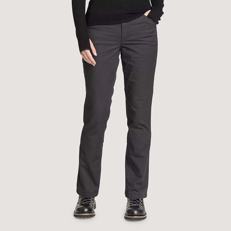 Women's Mountain Ops Lined Canvas Pants | Eddie Bauer