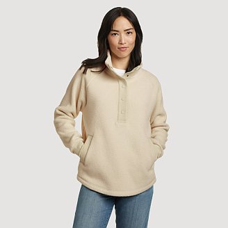 Womens Glacier Breeze Mock Neck Fleece Jacket