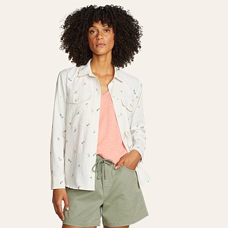 Image of Women's Long-Sleeve Mountain 3.0 Shirt - Print