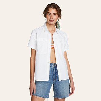 Image of Women's Rainier Short-Sleeve Ripstop Shirt
