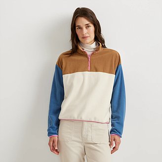 Image of Women's Quest Fleece 2.0 Pullover - Colorblock