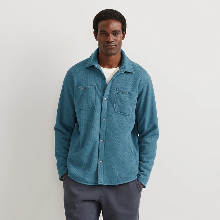 Men's Faux Shearling-lined Thermal Shirt | Eddie Bauer