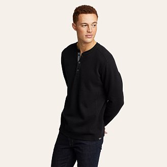 Mens Eddies Favorite Ultrasoft Thermal Henley