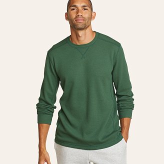 Mens Eddies Favorite Ultrasoft Thermal Crew