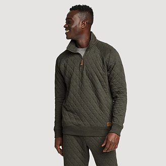 Men's Outlooker Quilted 1/4-zip | Eddie Bauer