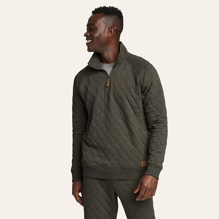 Eddie bauer quilted pullover sale