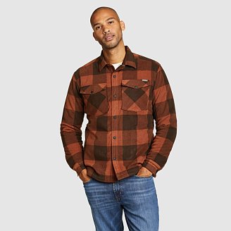 Men's Chutes Pro Faux-Shearling Lined Shirt Jacket