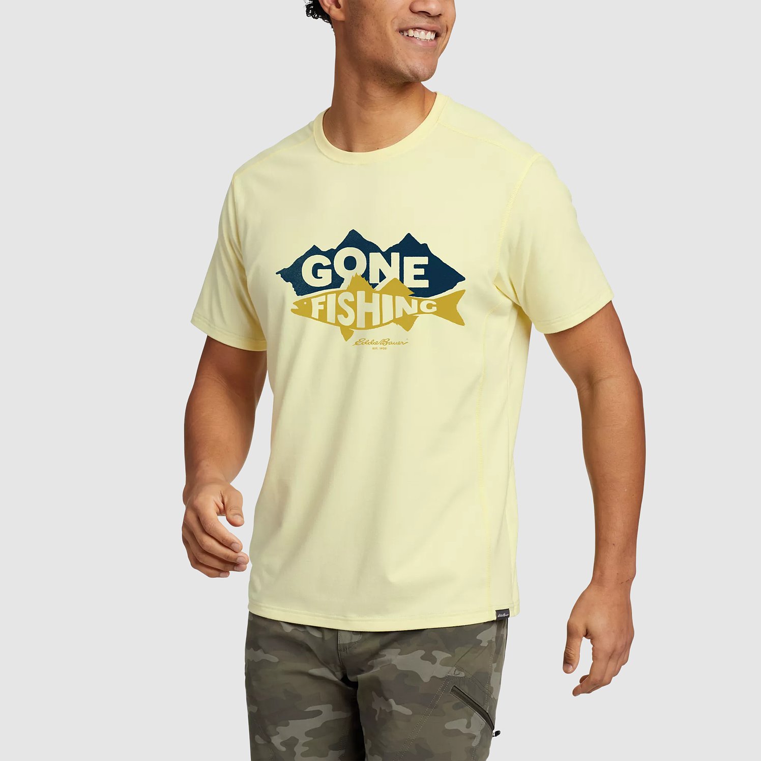 Men's Eb Gone Fishing Graphic T-shirt