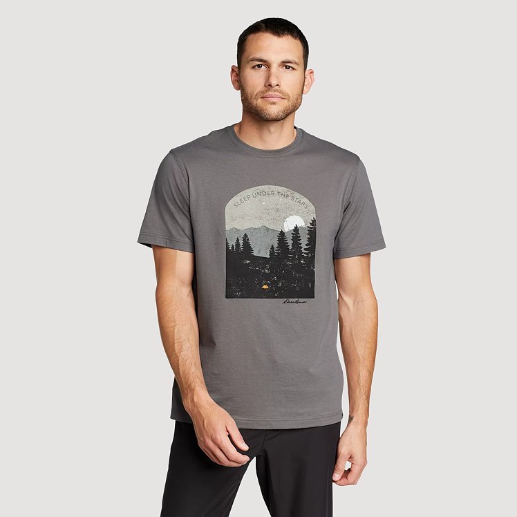 Men's Eddie Bauer Sleep Under The Stars Tshirt Eddie Bauer