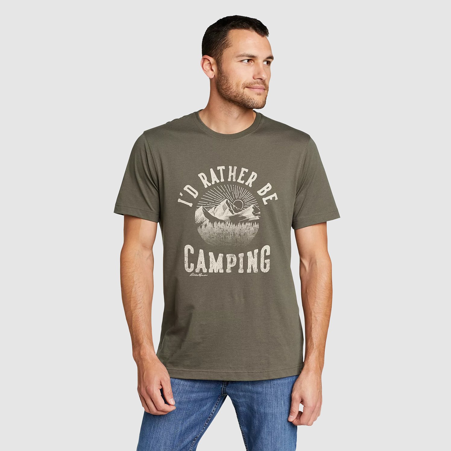 Men's Eddie Bauer Rather Be Camping T-Shirt