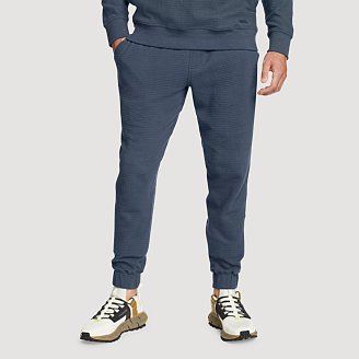 【ANGLAN】Suede Waffle Jogger Pants Suede Waffle Jogger Pants - Navy - ANGLAN