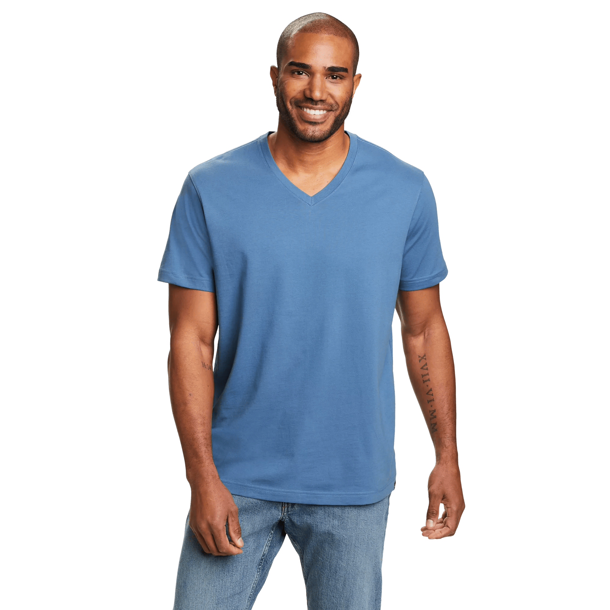 Legend Wash 100% Cotton Short-Sleeve V-Neck T-Shirt