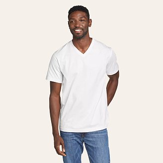 0332529500000070 Mens Legend Wash 100% Cotton Short-Sleeve V-Ne sku 0332529500000070