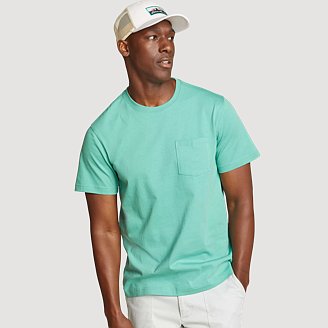 Men's Legend Wash 100% Cotton Short-Sleeve Pocket T-Shirt