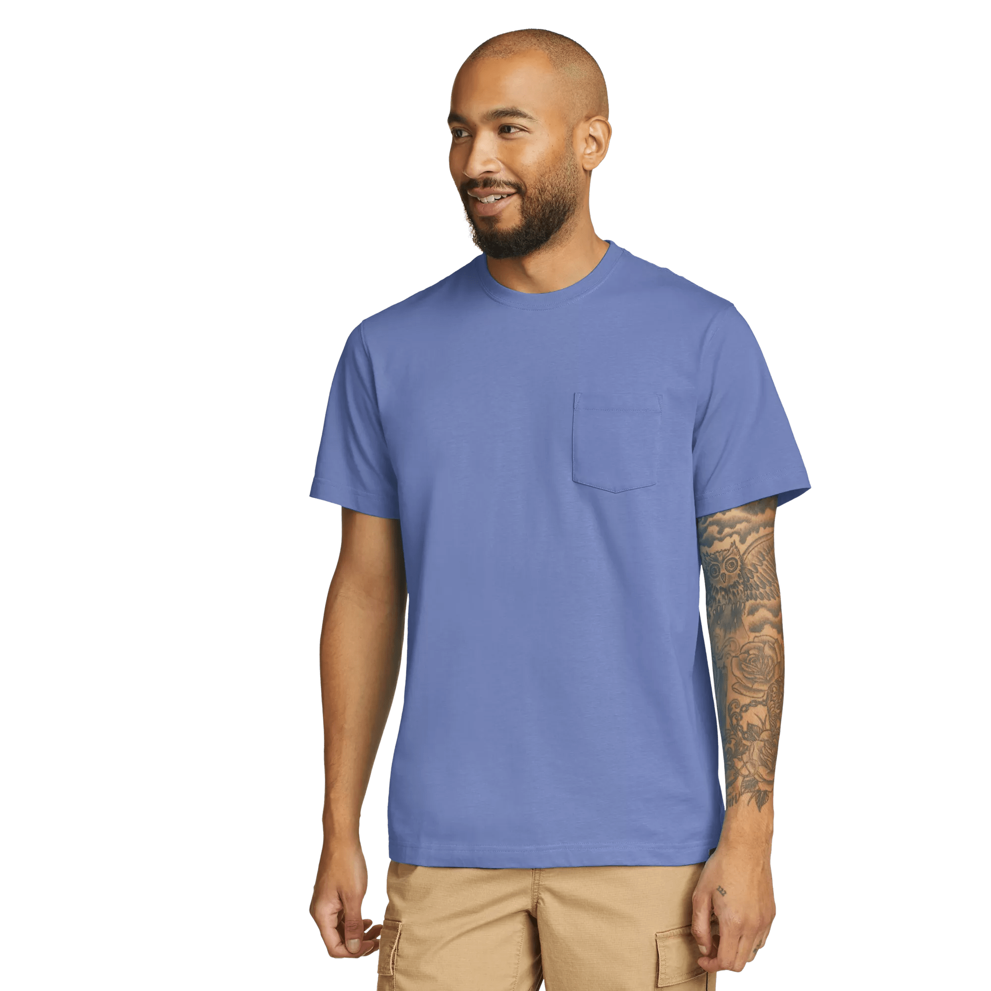 Men's Legend Wash 100% Cotton Short-Sleeve Pocket T-Shirt