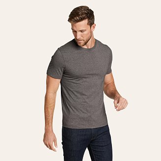 Mens Legend Wash 100% Cotton Short-Sleeve Slim T-Shirt