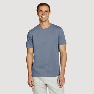 Mens Legend Wash 100% Cotton Short-Sleeve Slim T-Shirt