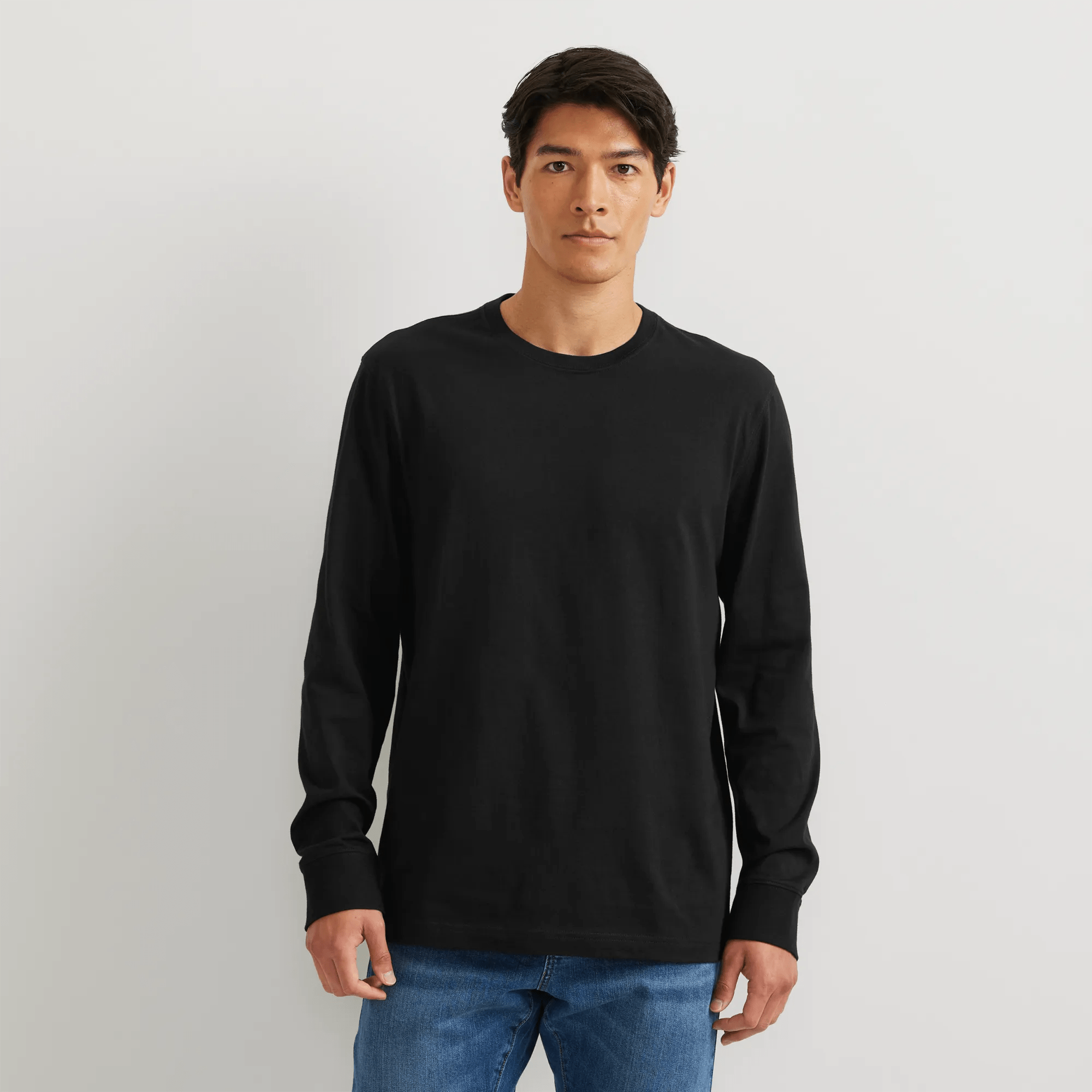 Legend Wash 100% Cotton Long-Sleeve Classic T-Shirt