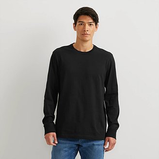 Men's Legend Wash 100% Cotton Long-Sleeve Classic T-Shirt