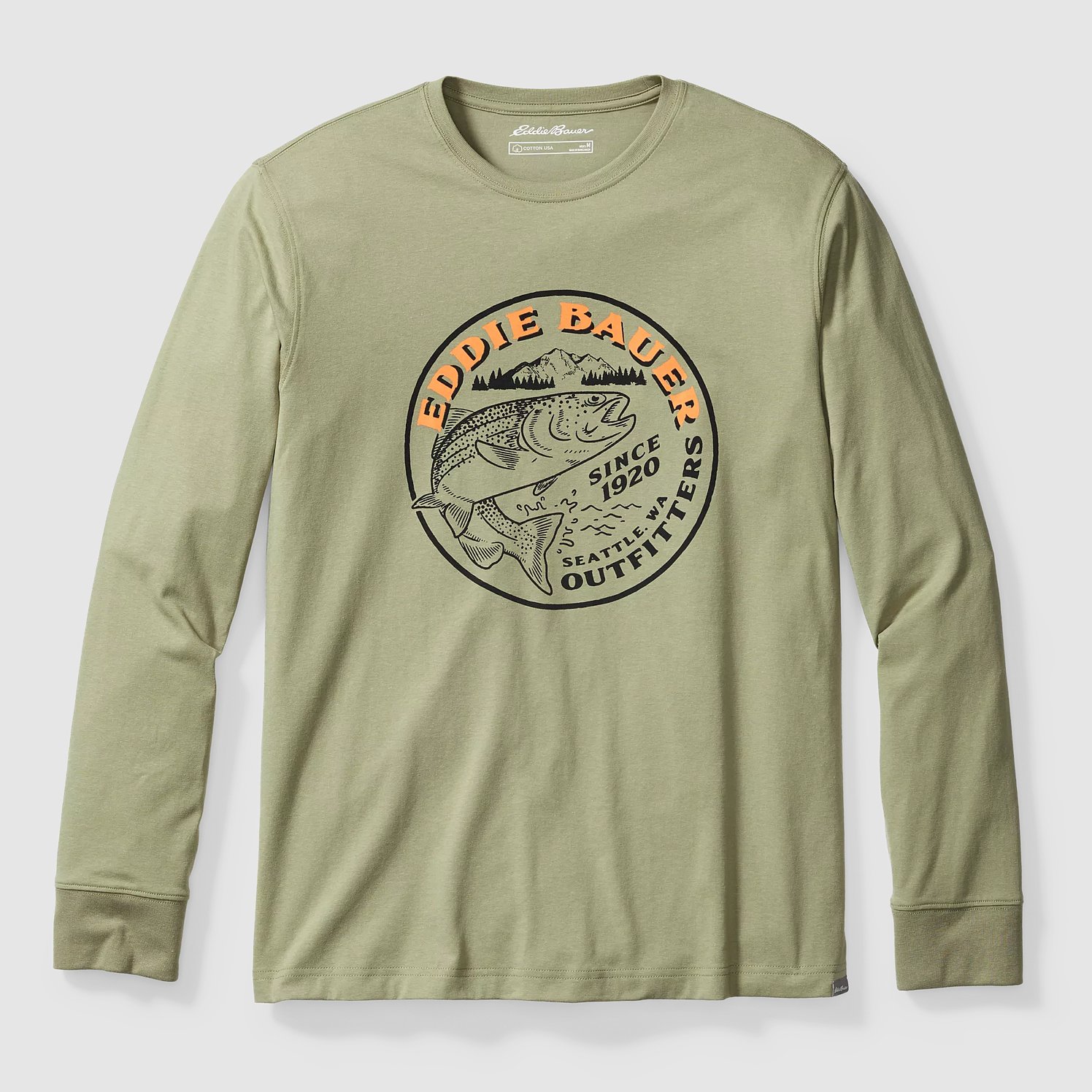 Troutfitters Stamp Long-Sleeve Graphic T-Shirt