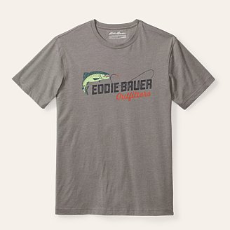 Eddie Bauer Men's Graphic T-Shirt - Squatch Patrol, Dragonfly, Medium