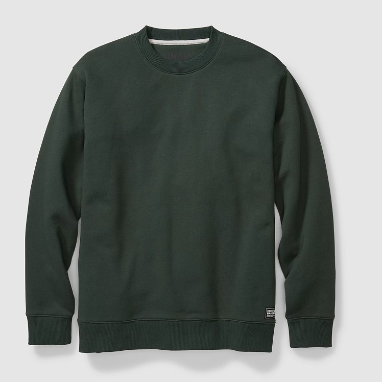 Eb Signature Fleece Crew Sweatshirt Eddie Bauer