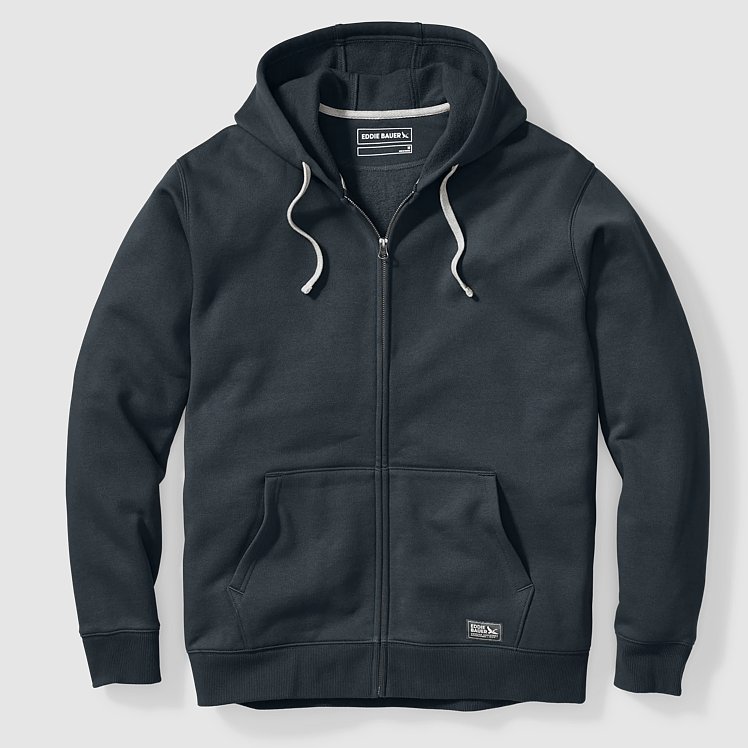 Eb Signature Fleece Full zip Hoodie Eddie Bauer