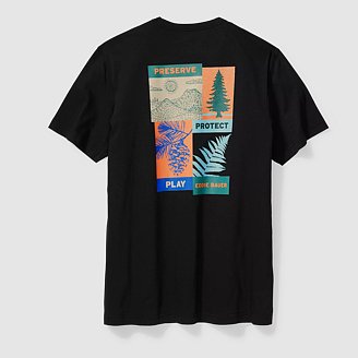 Eddie Bauer Preserve Graphic T-Shirt, Topaz, Small at
