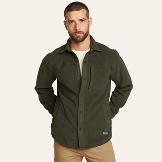 Mens Chutes Pro Corded Fleece Shirt Jacket