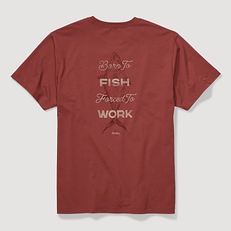 Image of Graphic T-Shirt - Born To Fish