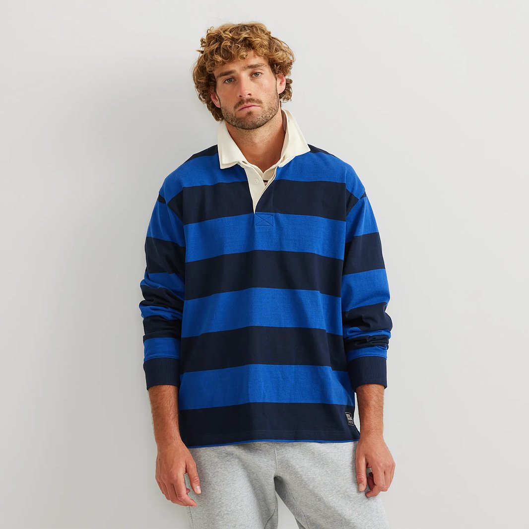Men's Striped Rugby Shirt