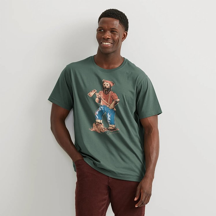 Graphic T-shirt - Lumberjack Bear | Eddie Bauer