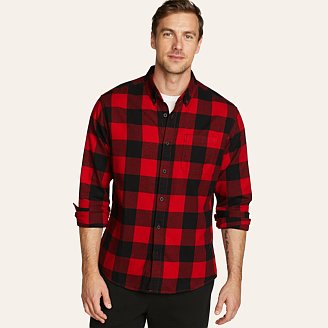 Mens Eddies Favorite Classic Fit Flannel - Pattern