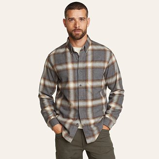 Mens Eddies Favorite Classic Fit Flannel - Pattern