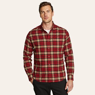 Mens Eddies Favorite Classic Fit Flannel - Pattern