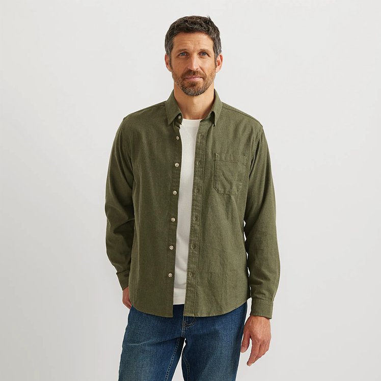 Men's Eddie's Favorite Flannel Classic Fit Shirt Solid Eddie Bauer