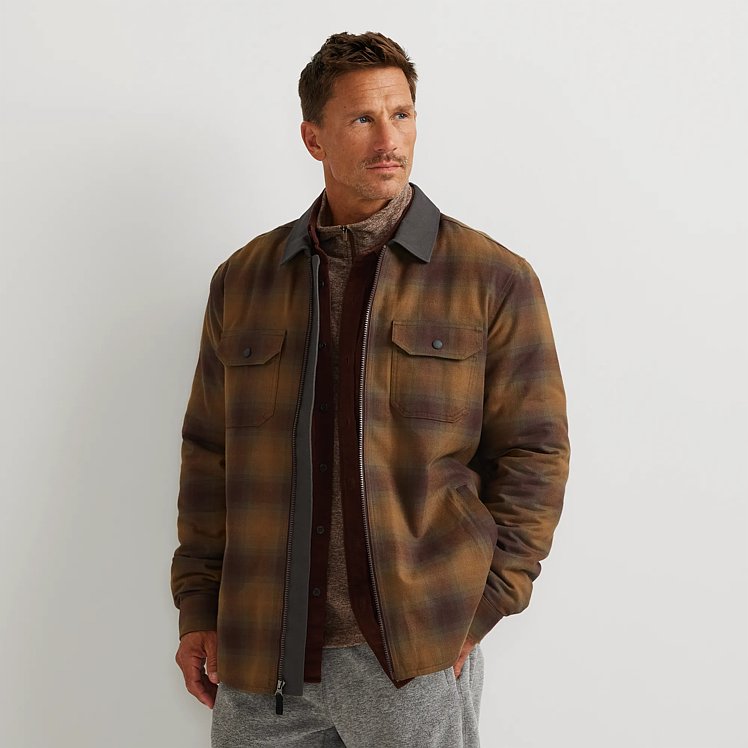 ジャケット・アウター Supreme Shearling Lined Flannel Shirt M Supreme Shearling Lined Flannel Shirt (FW22) - $148