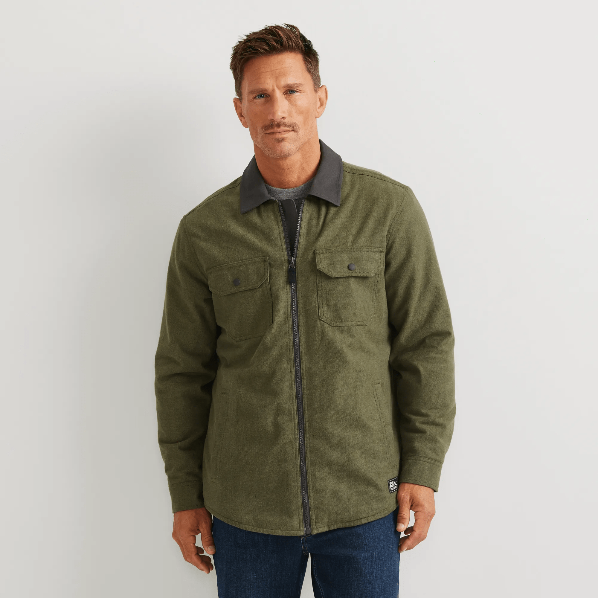 Eddie's Favorite Faux Shearling-Lined Flannel Shirt Jacket