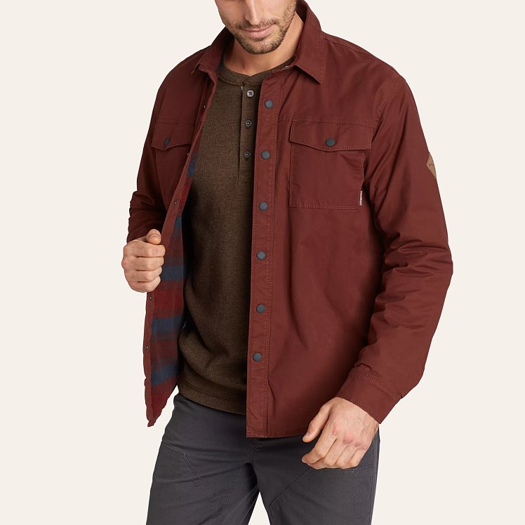 Men's Voyager Fleece-lined Shirt Jacket | Eddie Bauer