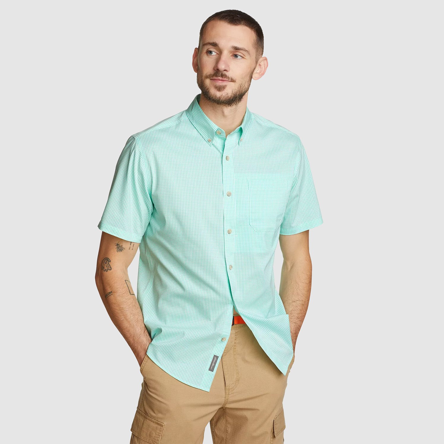 Eddie Bauer Short Sleeve Button-Up Casual Button-Down Shirts for Men for  sale