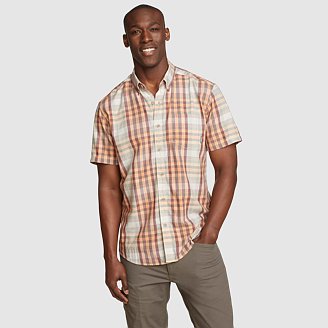 Men's Tidelands Short-Sleeve Yarn-Dyed Textured Shirt