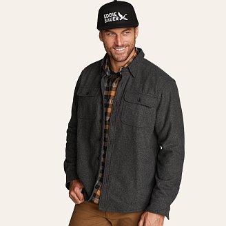 Image of Basin Wool-Blend Shirt