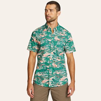 Mens Baja Short-Sleeve Shirt - Print