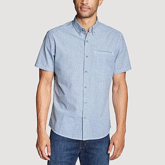 Mens Bainbridge Short-Sleeve Seersucker Shirt